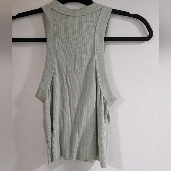 SET Active Ribbed Tank Top - Light Green - Picture 4 of 4